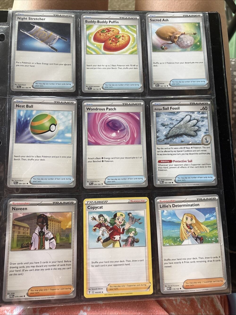 Pokémon Cards TCG Base Set Lot Of 9 Item Supporters Trainers